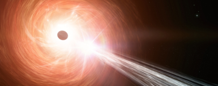 Buraco negro (fonte: IA)