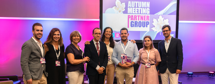 Tiago Dias Domingues (terceiro a contar da direita) com vários membros do Grupo Partner (fonte: Grupo Partner)