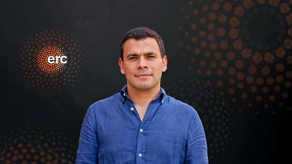 Fotografia de Nuno Araújo e do logótipo ERC