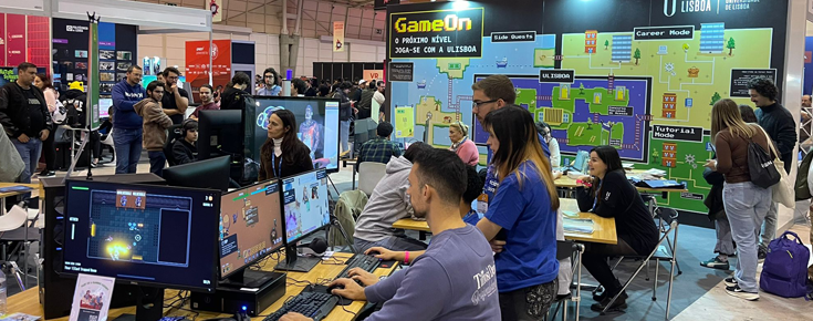 Investigadores de CIÊNCIAS foram à Lisboa Games Week mostrar o futuro dos jogos acessíveis e cooperativos Lisboa Games Week
