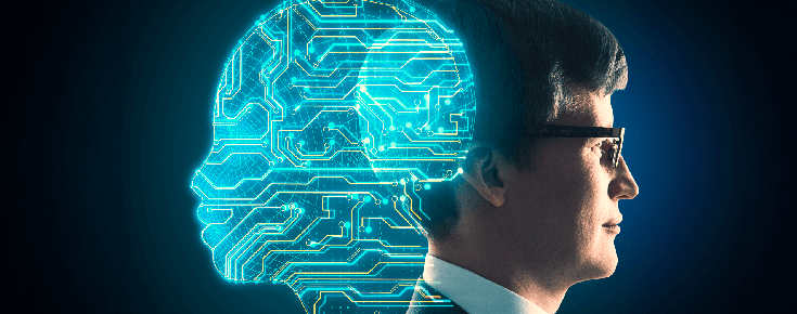 Rosto humano e respetiva representação virtual