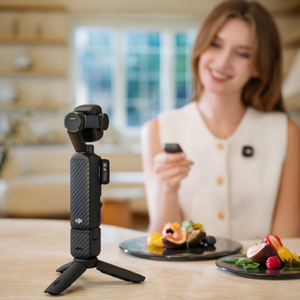 DJI Osmo Pocket 4P utilis�e en face cam�ra
