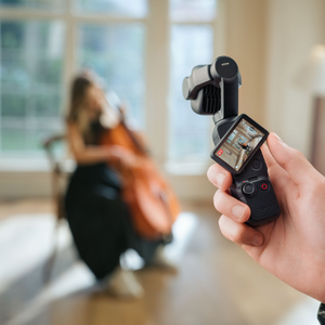 DJI Osmo Pocket 4P utilis�e pendant une performance musicale