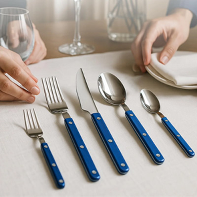 Set of 20, 18/8 Stainless Steel Flatware