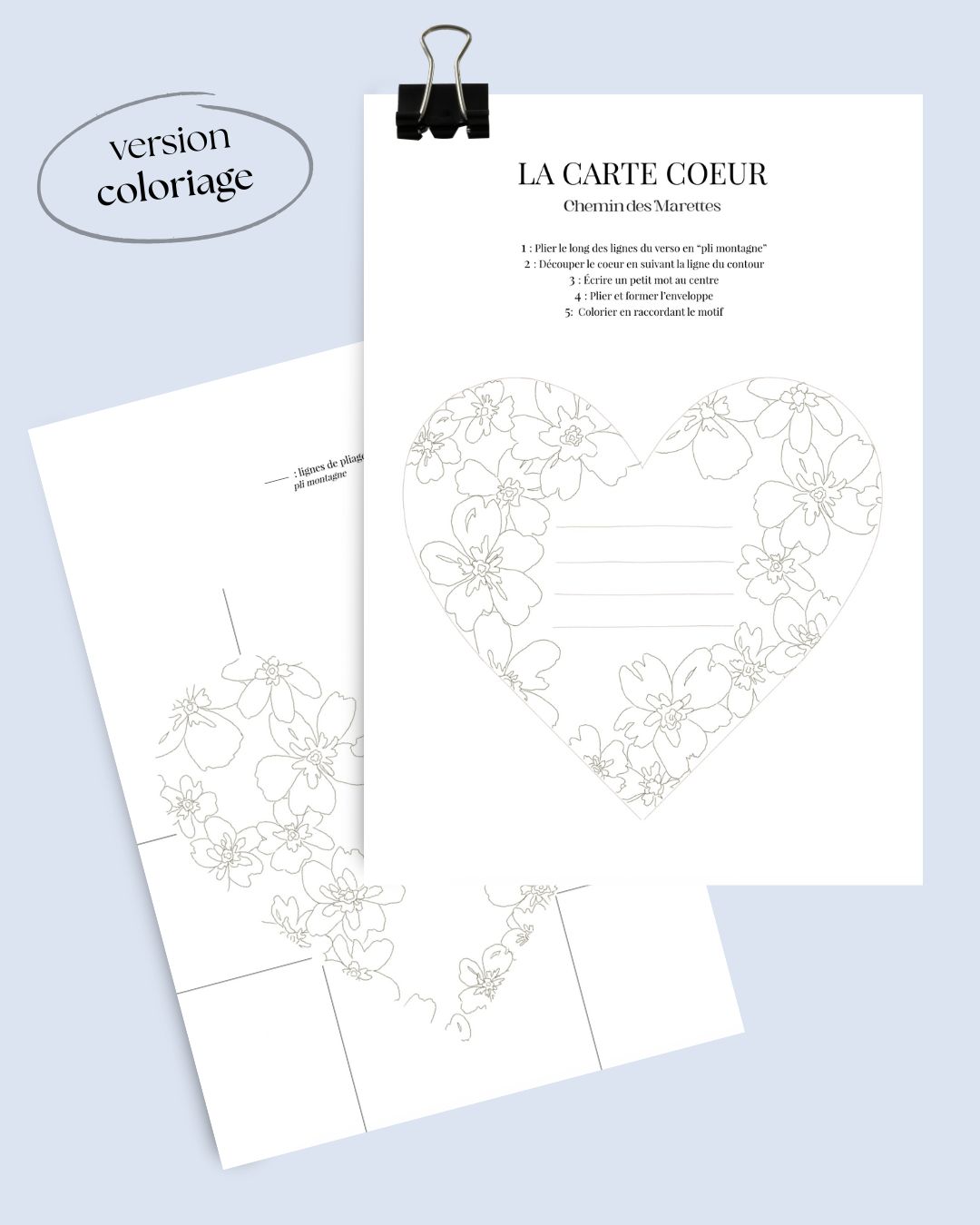 carte coeur coloriage chemin des marettes