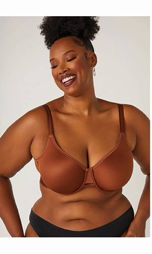 Paneled Side Smoothing Minimizer Bra