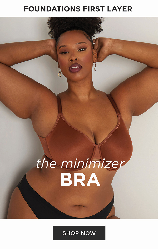 Paneled Side Smoothing Minimizer Bra