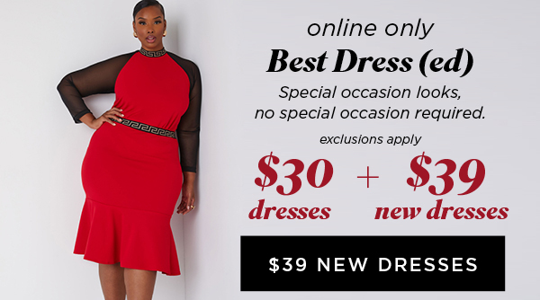 Online only. $39 new dresses