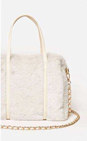 Faux Fur Satchel