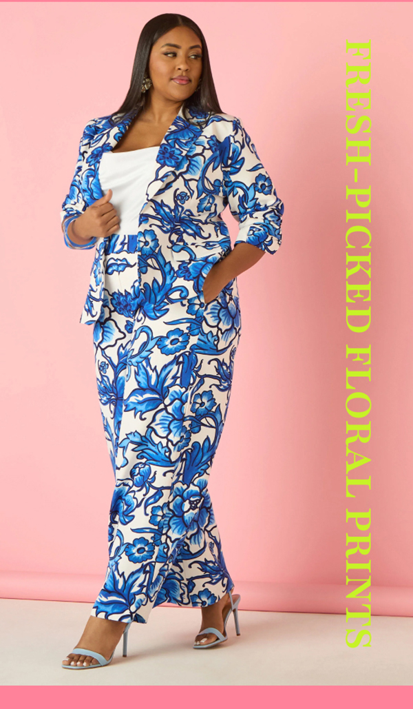 Floral Wide Leg Pants Floral Wide Leg Pants