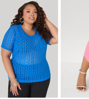 Floral Mesh Tee Floral Mesh Tee