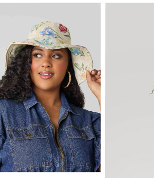 Floral Jacquard Bucket Hat Floral Jacquard Bucket Hat