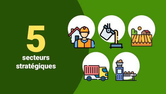 Les besoins en emploi et en formation dans 5 secteurs stratégiques 