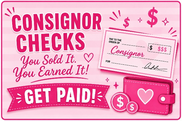 Consignor Checks - Get Paid