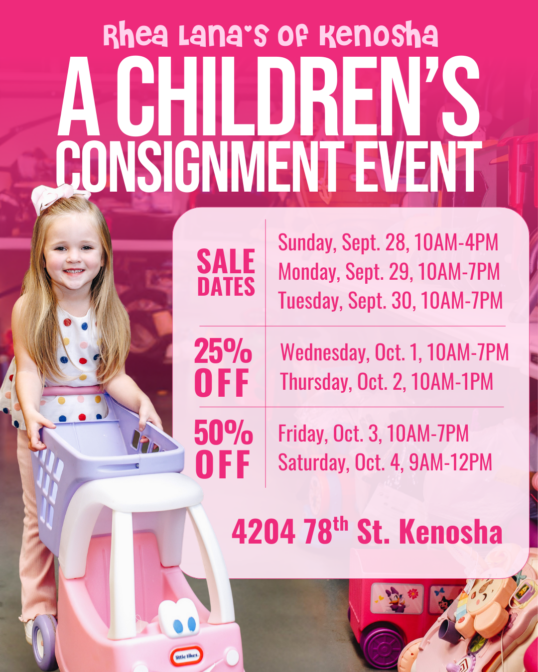 Shopping Schedule