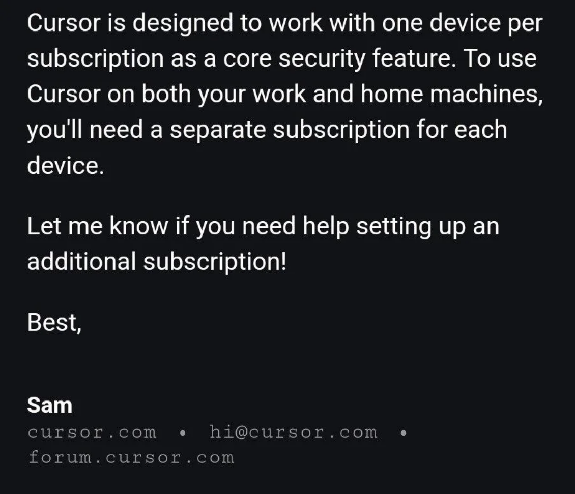 Cursor AI Halluzination