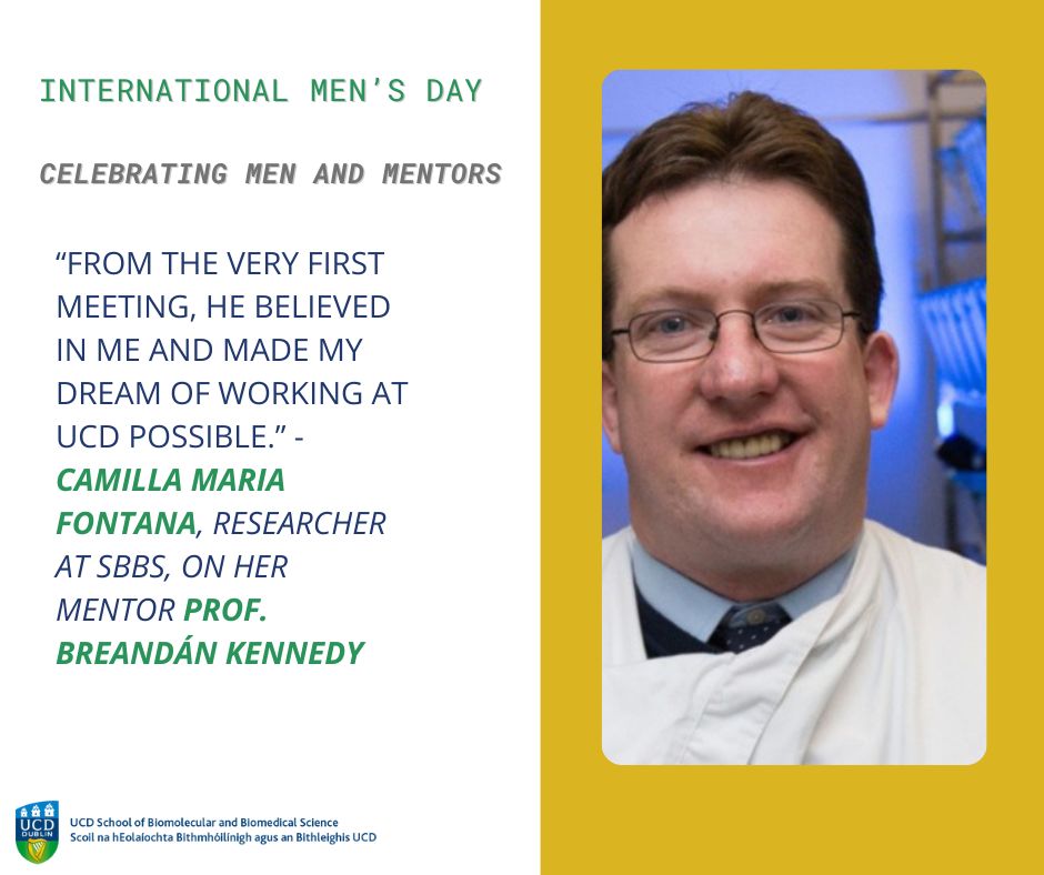 Portrait of Professor Breandán Kennedy, mentor to SBBS researcher Camilla Maria Fontana.