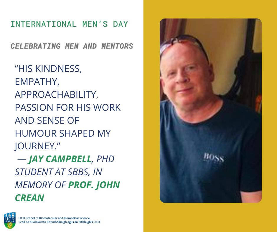 PhD student Jay Campbell with his mentor Professor John Crean.