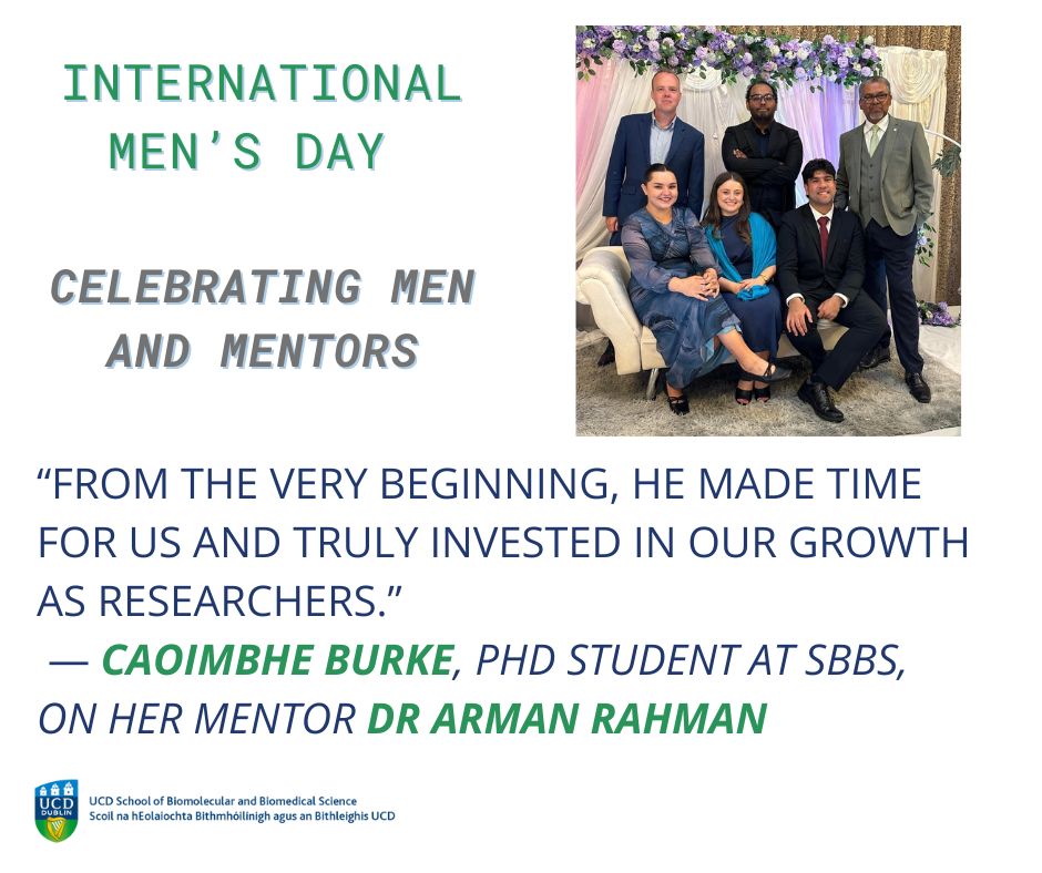 PhD student Caoimbhe Burke with her mentor Dr Arman Rahman at the Conway Institute.