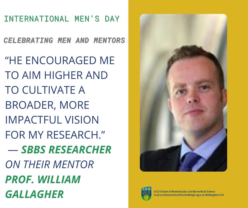 Portrait of Professor William Gallagher, mentor to an SBBS researcher.