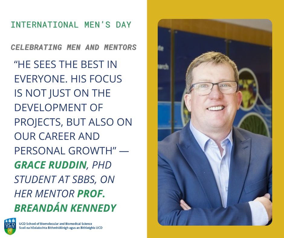 PhD student Grace Ruddin with her mentor Professor Breandán Kennedy.