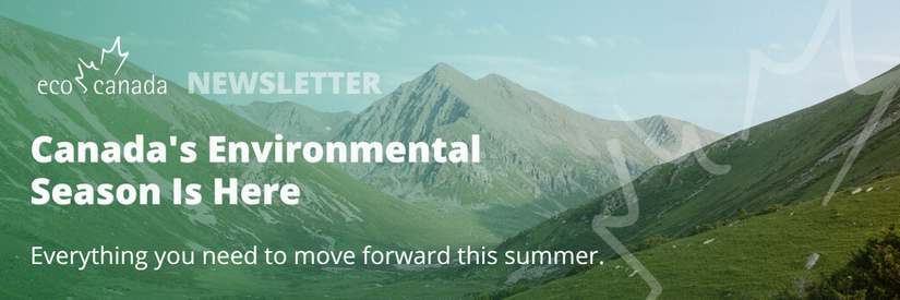 ECO Canada July Newsletter. Canada's Environmental Season is Here. Everything you need to move forward this summer.