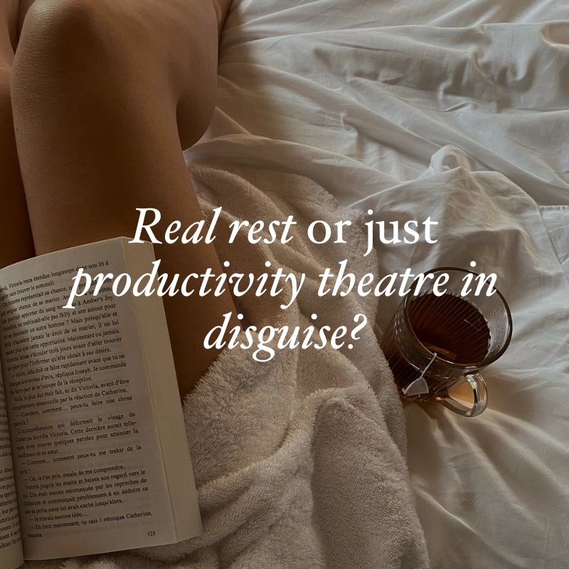 Are we actually resting… or just rebranding burnout