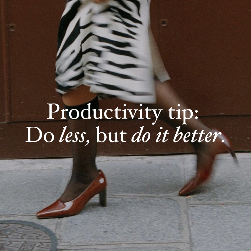 Preview Productivity tip- Do less. But do it better