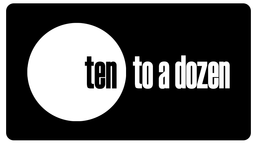 ten to a dozen logo