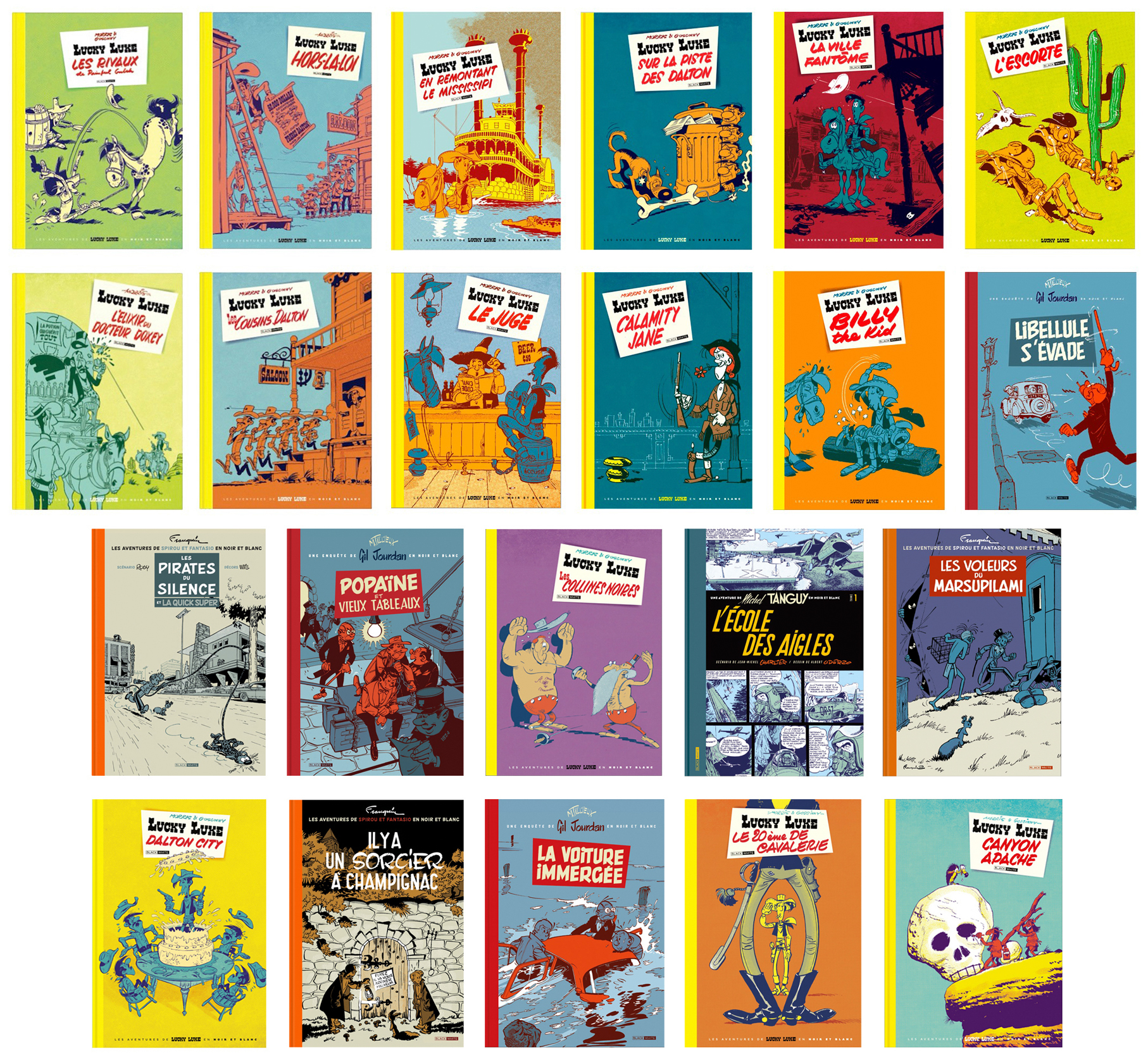 Frise collection noir et blanc