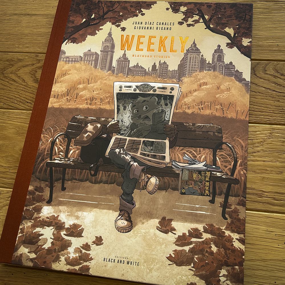 WEEKLY toilé marron