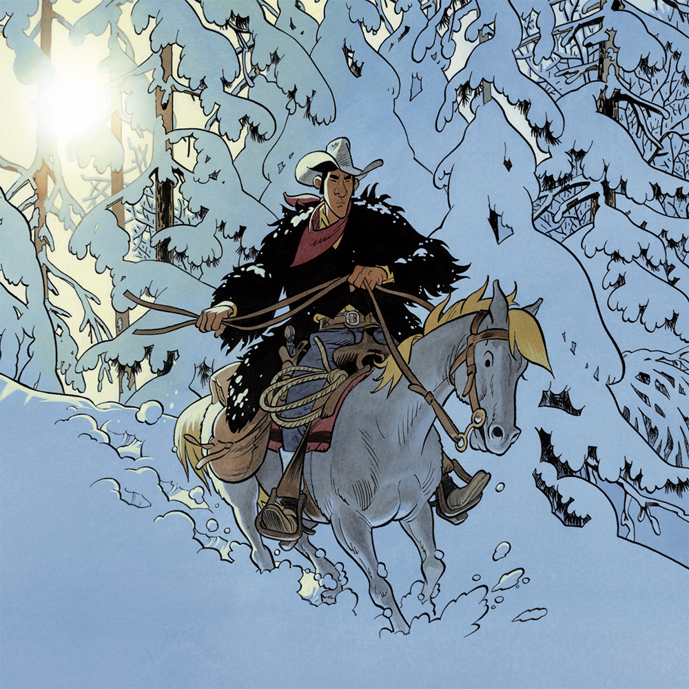 La Longue Marche de Lucky Luke - Aperçu intérieur