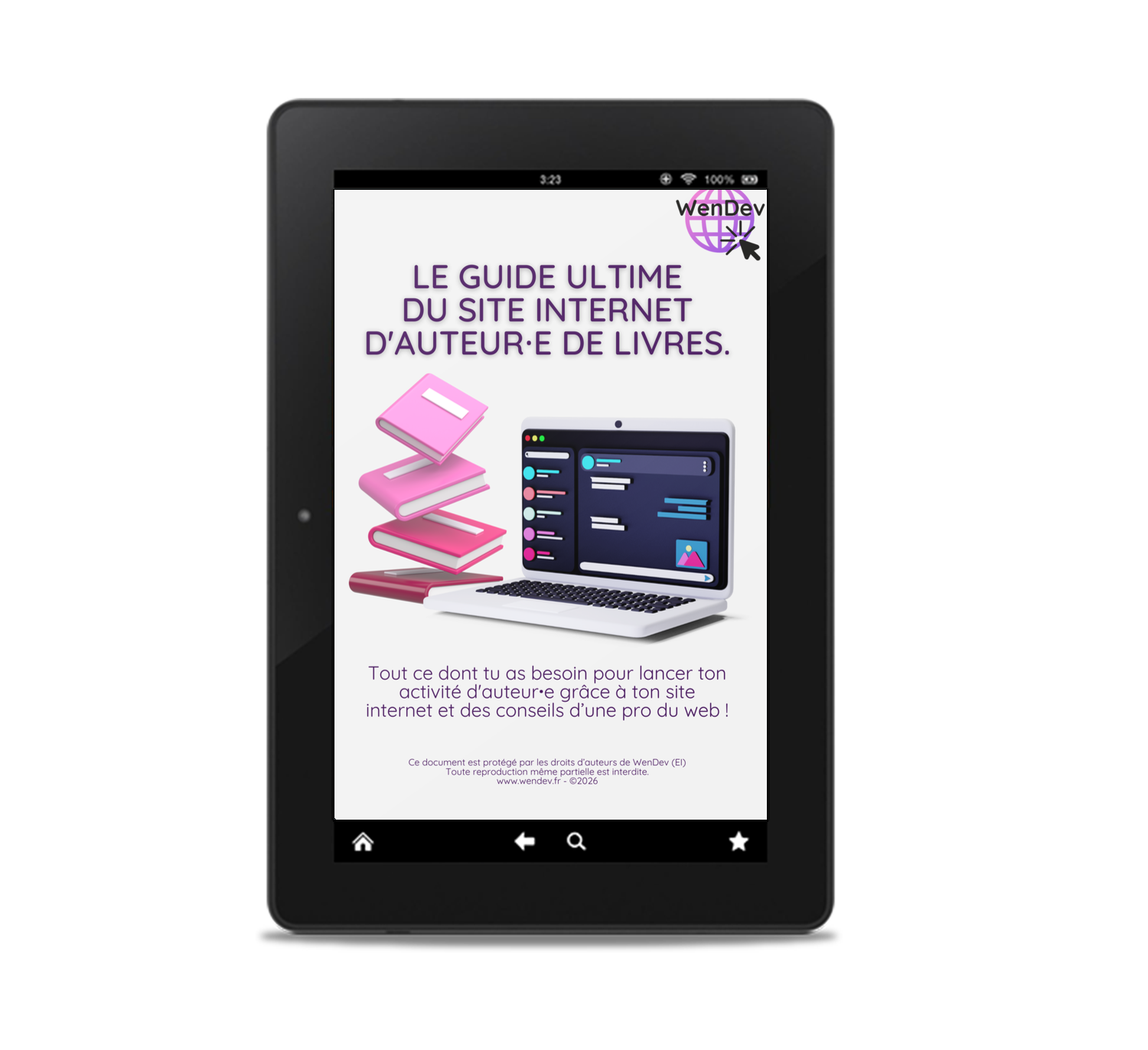 Le guide ultime du site internet pour les auteurs de livres.