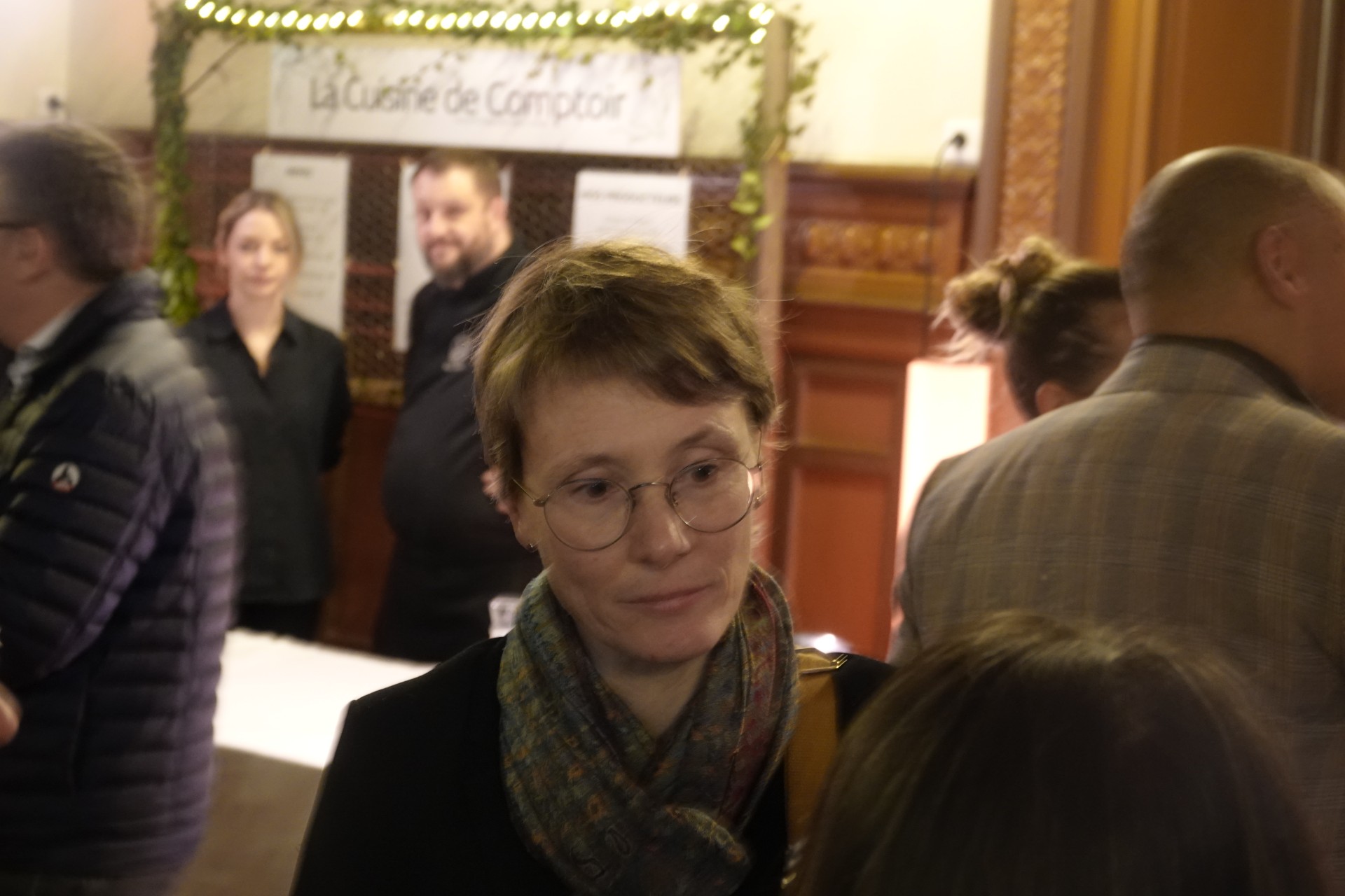 Cérémonie des vœux de la mairie de Poitiers où j'ai pu discuter avec des responsables du monde associatif  du canton de Poitiers-3
