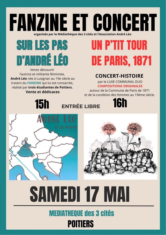 Affiche de la marche des fiertés Poitiers