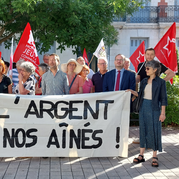 Manifestation pour un meilleur financement des CCAS