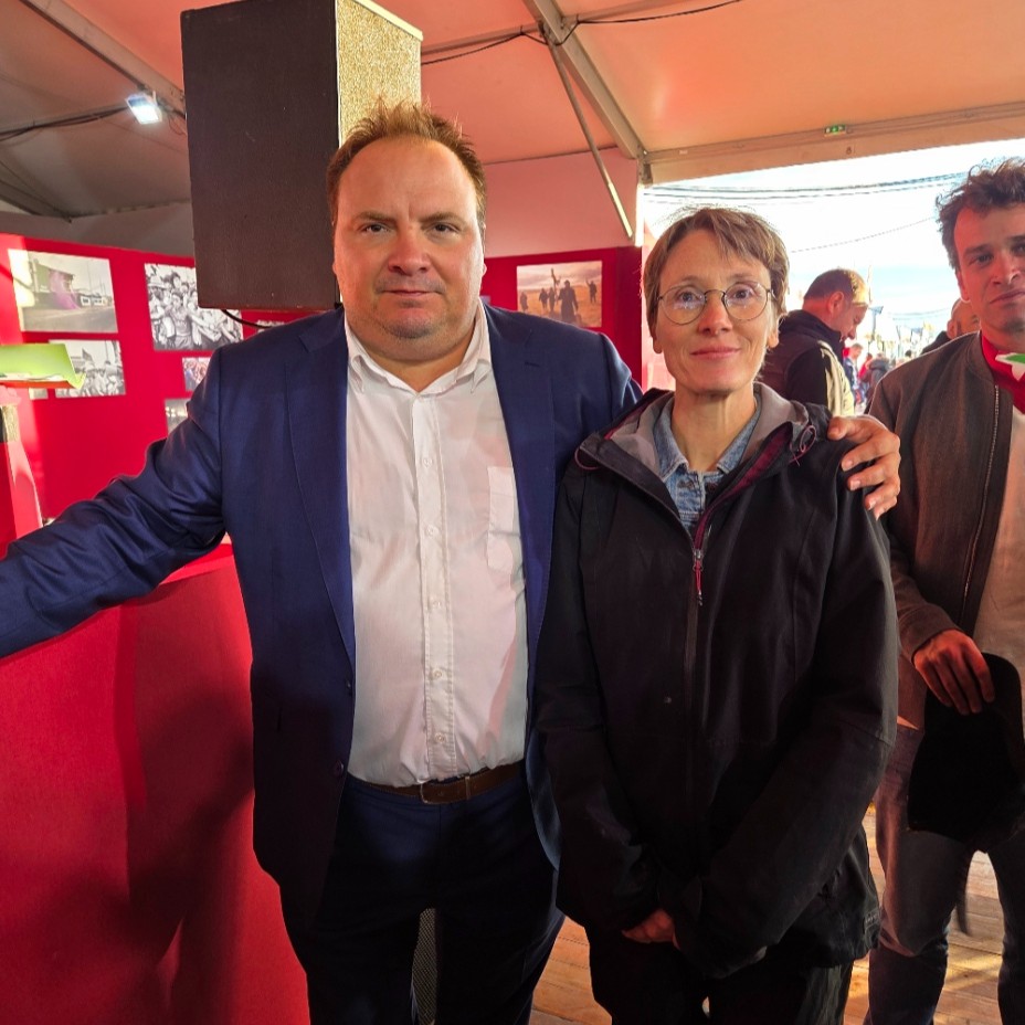 Avec Fabien Gay, directeur de l'Humanité et sénateur communiste, rapporteur du rapport sénatorial sur les 211 milliards d'euros d'aides publiques sans contrepartie