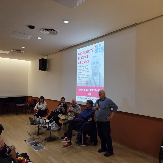 Conférence de l'IHS sur les 80 ans de la sécurité sociale