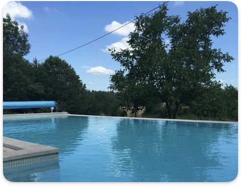 The Pool at Mas Coumbel