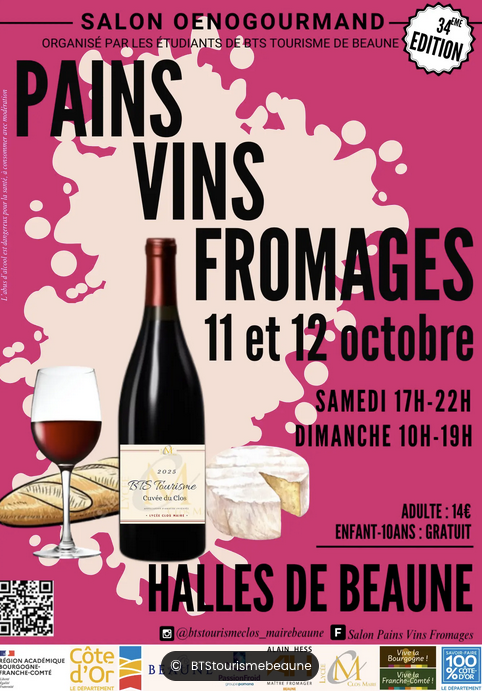 Bread, wine and cheese trade show in Beaune, Burgundy
