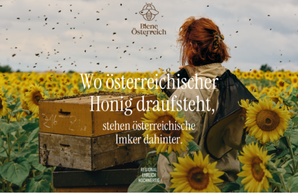 Frau vor Bienenkasten