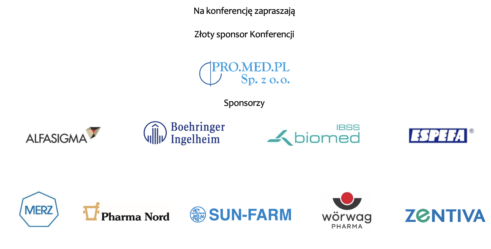 Sponsorzy konferencji – Wielkopolska