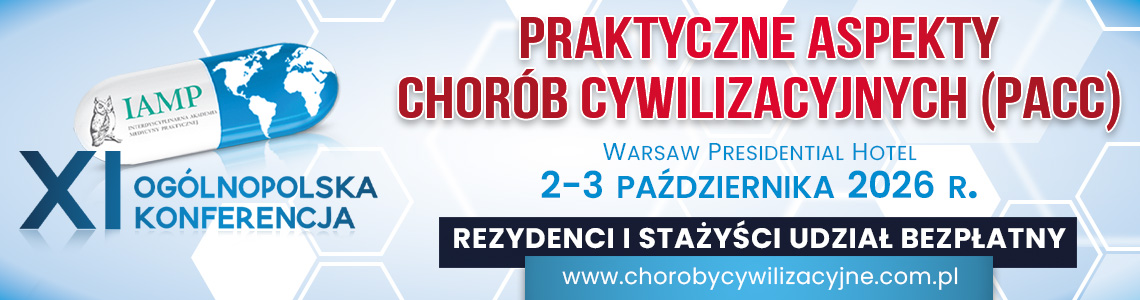 Praktyczne Aspekty Chor&oacute;b Cywilizacyjnych 2026 &ndash; XI Og&oacute;lnopolska Konferencja PACC, 2&ndash;3 października 2026, Warsaw Presidential Hotel, Warszawa, IAMP