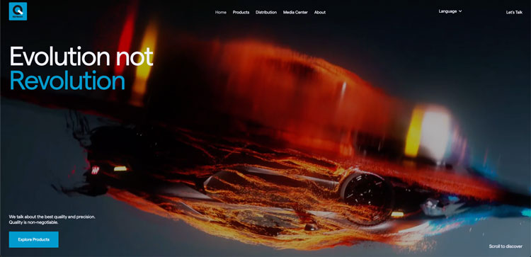 Q Refinish website preview