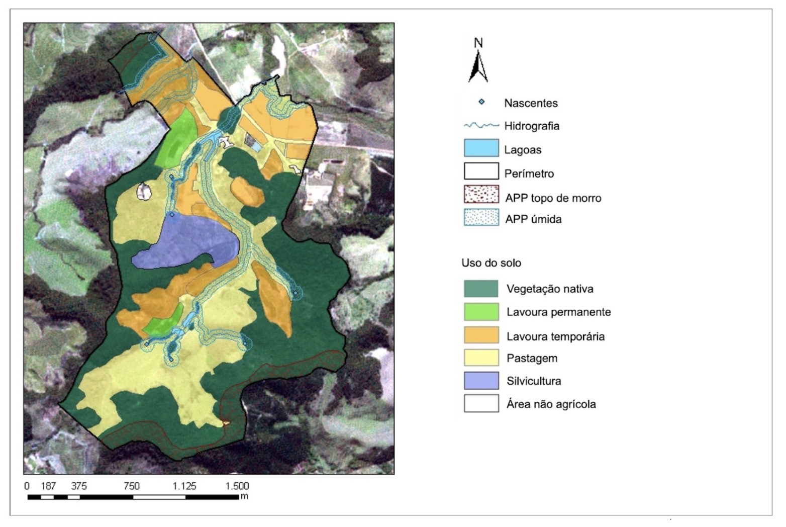 Tela 4 — Mapa de uso do solo I.S.A.