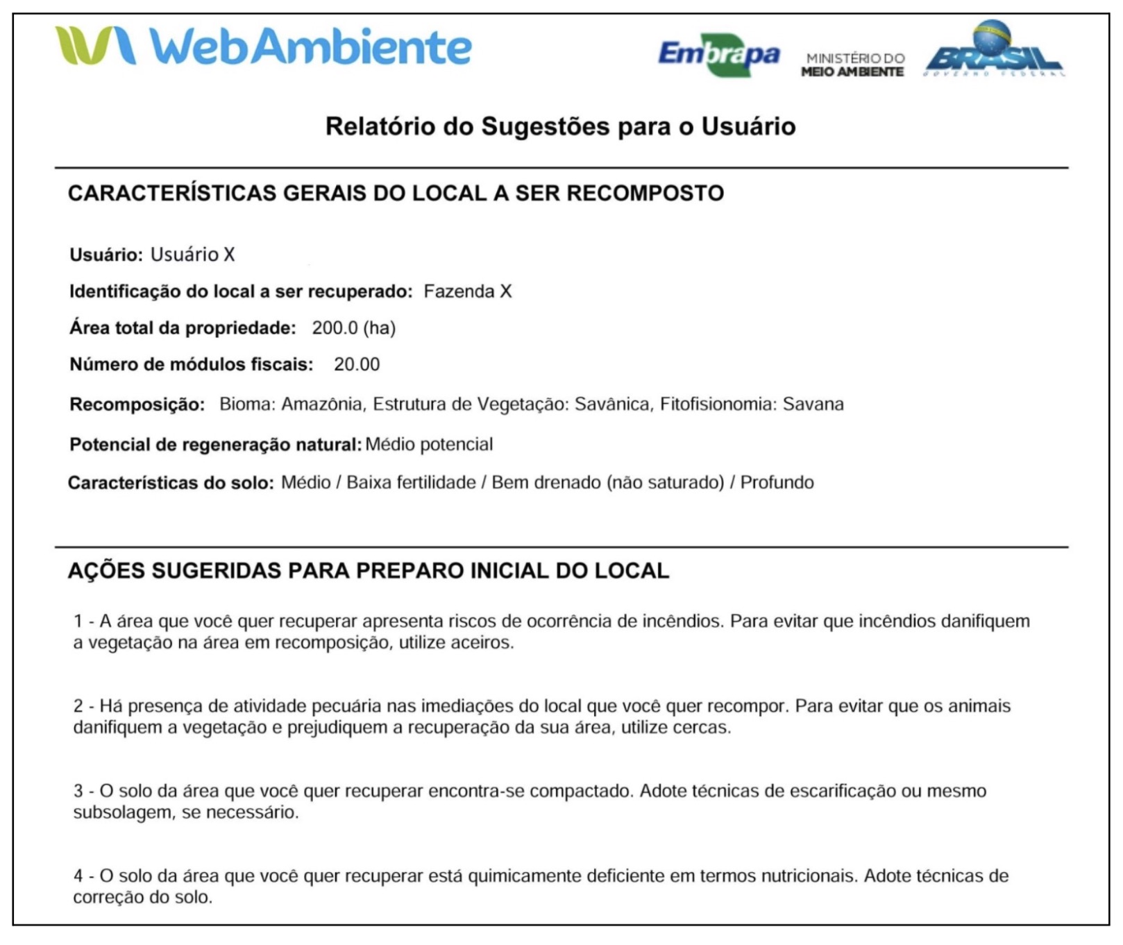 Tela 4 — Relatório PDF WebAmbiente