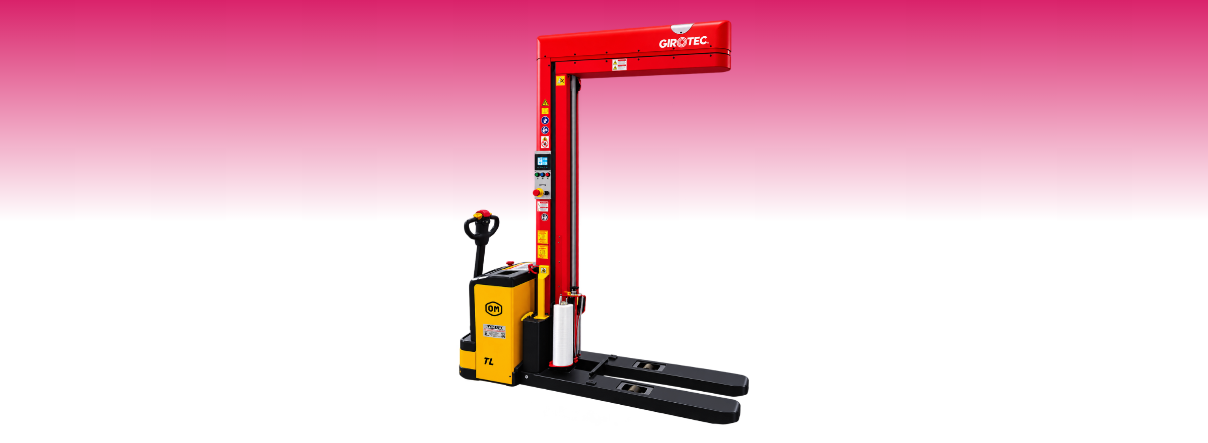GIROTEC: avvolge il pallet girandoci intorno, dove vuoi