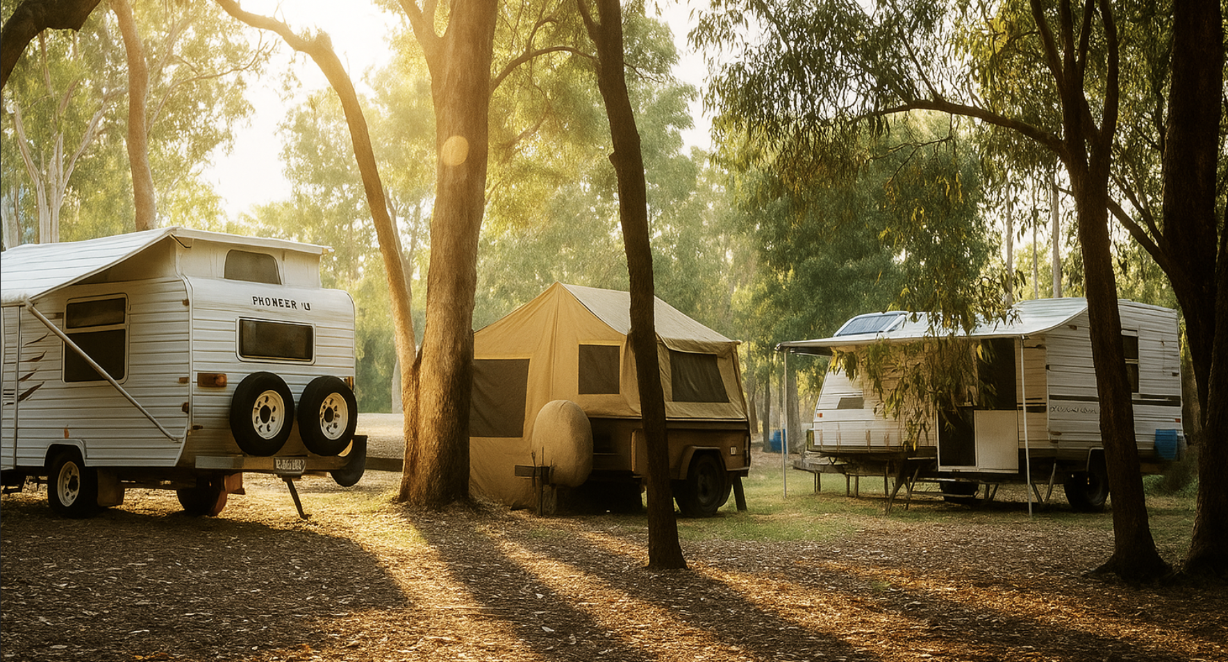 Warm Winter Caravan Setup