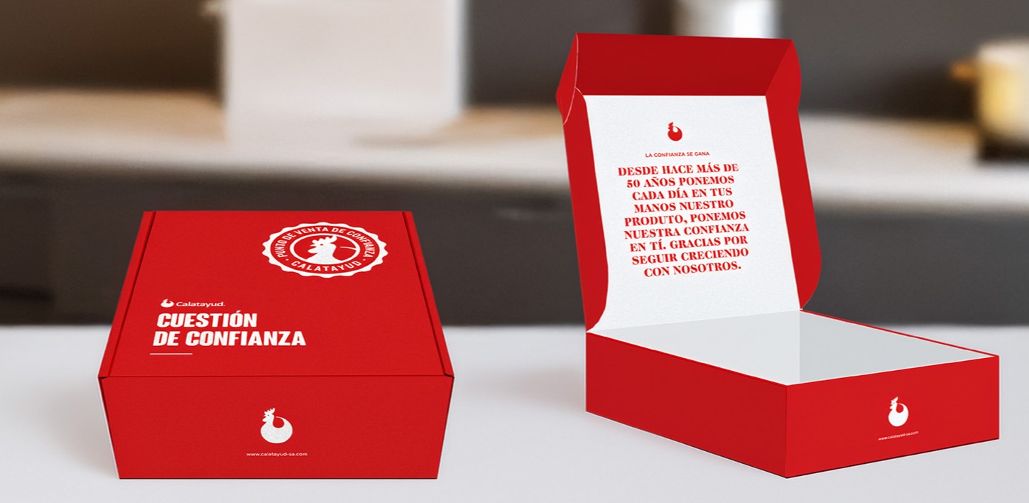 Merchandising Calatayud en mostradores