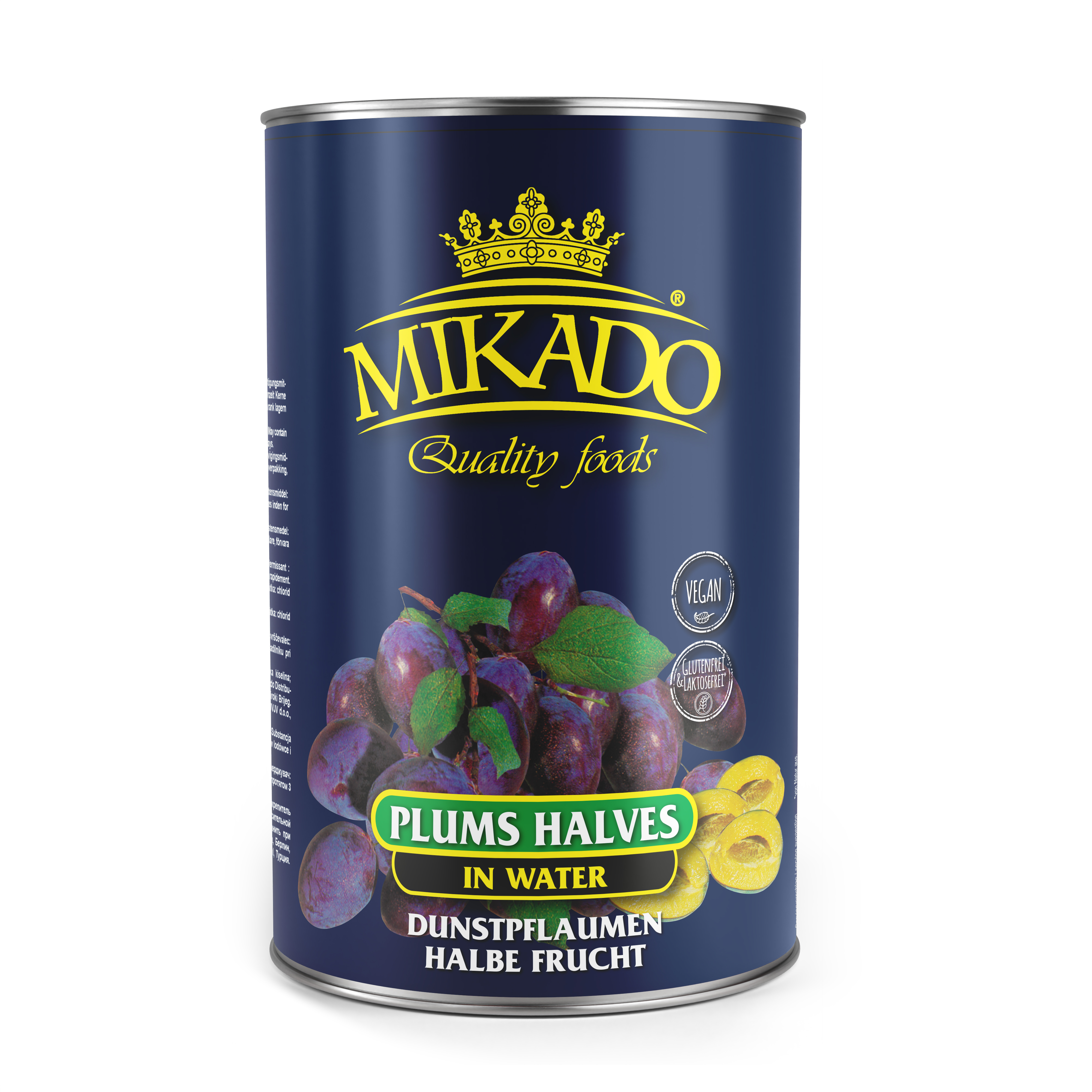 Dunst Pflaumenhälften 4250ml Dose